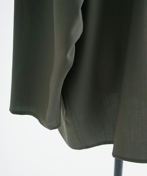 VU.ヴウ.no collar shirt vu-a12-s03[KHAKI]