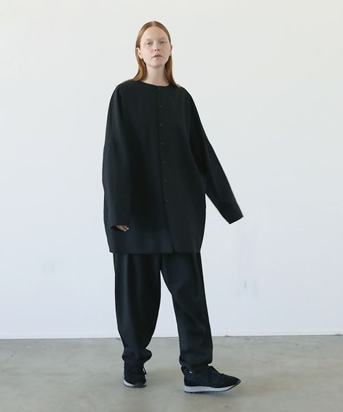 VU.ヴウ.no collar shirt vu-a12-s03[BLACK]