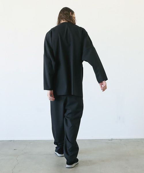 VU.ヴウ.no collar shirt vu-a12-s03[BLACK]