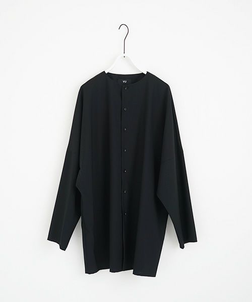 VU.ヴウ.no collar shirt vu-a12-s03[BLACK]