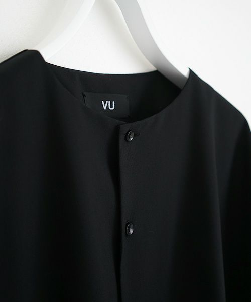 VU.ヴウ.no collar shirt vu-a12-s03[BLACK]