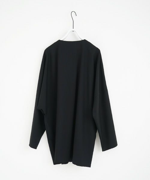 VU.ヴウ.no collar shirt vu-a12-s03[BLACK]