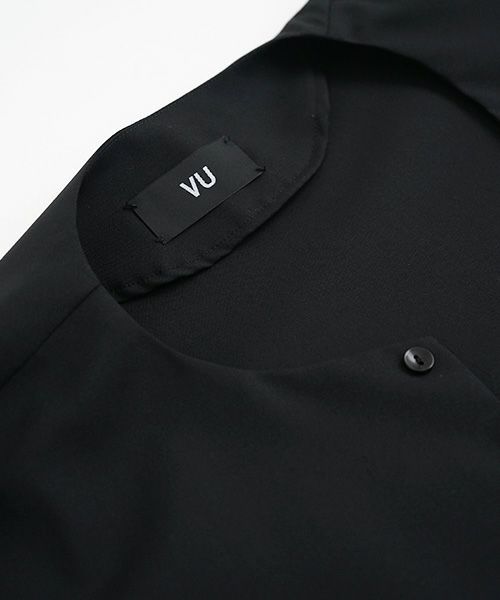 VU.ヴウ.no collar shirt vu-a12-s03[BLACK]