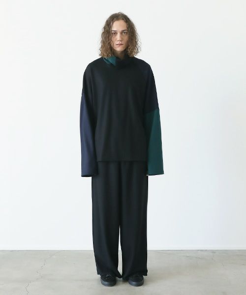 VU.ヴウ.highneck knit vu-a12-k04[BLACK MIX]_