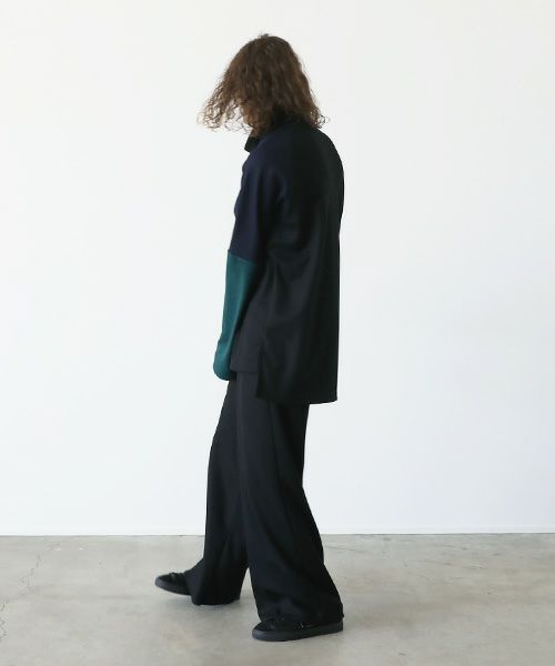 VU.ヴウ.highneck knit vu-a12-k04[BLACK MIX]_