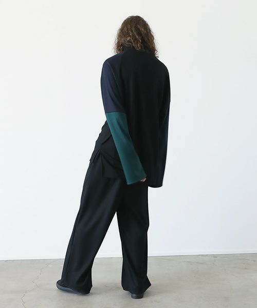 VU.ヴウ.highneck knit vu-a12-k04[BLACK MIX]_