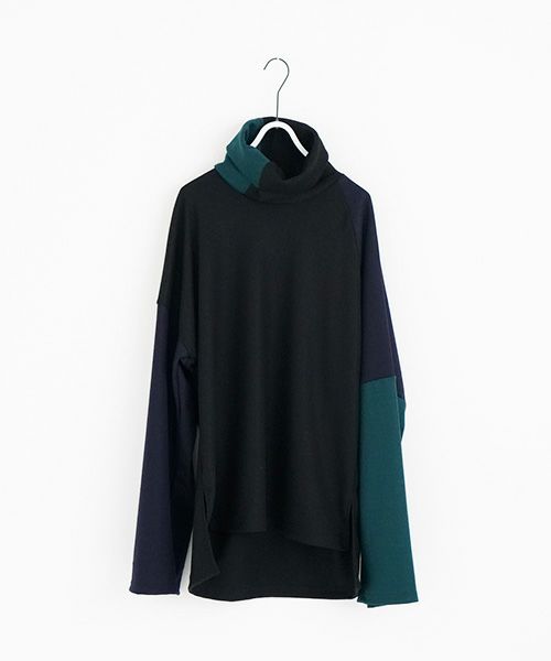 VU.ヴウ.highneck knit vu-a12-k04[BLACK MIX]_