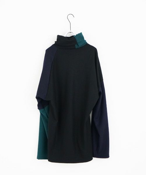 VU.ヴウ.highneck knit vu-a12-k04[BLACK MIX]_