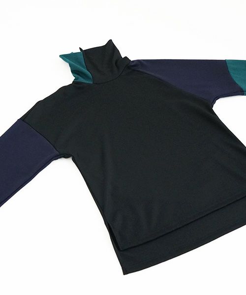 VU.ヴウ.highneck knit vu-a12-k04[BLACK MIX]_