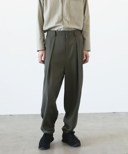 VU.ヴウ.tapered pants vu-a12-p09[KHAKI]