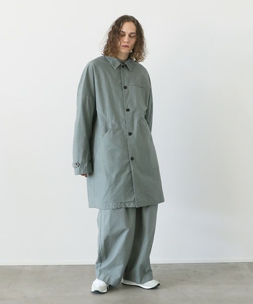 VU.ヴウ.dyed coat vu-a12-j11[GREEN GRAY]_