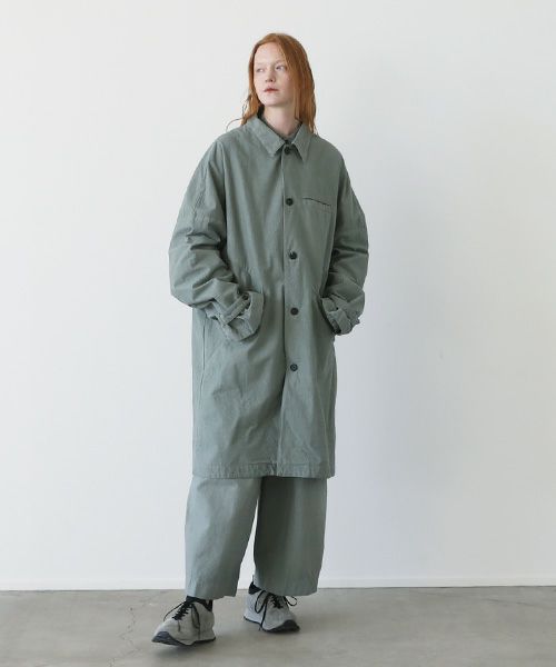 VU.ヴウ.dyed coat vu-a12-j11[GREEN GRAY]_