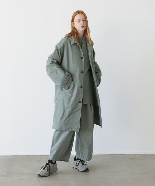 VU.ヴウ.dyed coat vu-a12-j11[GREEN GRAY]_