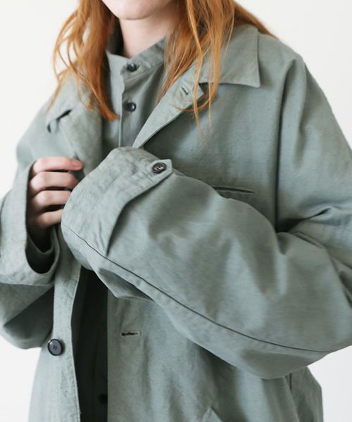 VU.ヴウ.dyed coat vu-a12-j11[GREEN GRAY]_