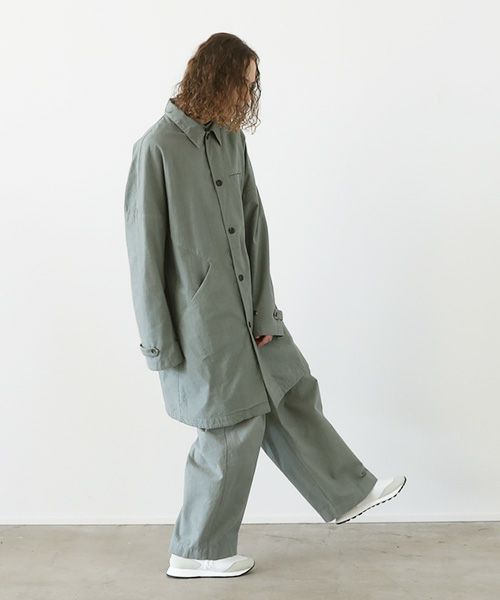 VU.ヴウ.dyed coat vu-a12-j11[GREEN GRAY]_