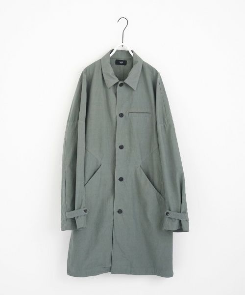 VU.ヴウ.dyed coat vu-a12-j11[GREEN GRAY]_