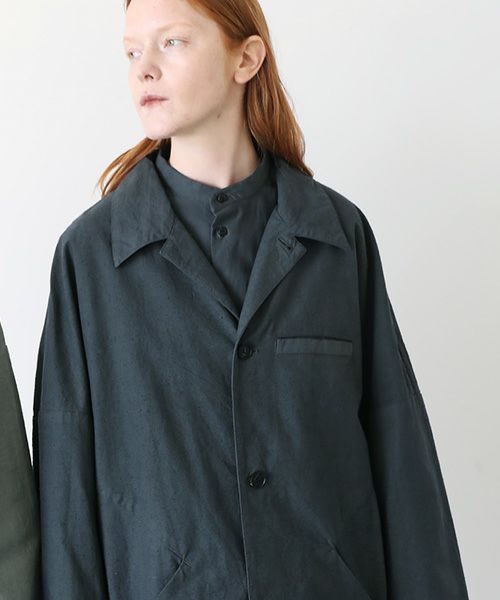 VU.ヴウ.dyed coat vu-a12-j11[GRAPHITE]