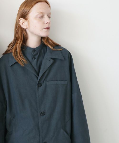 VU.ヴウ.dyed coat vu-a12-j11[GRAPHITE]