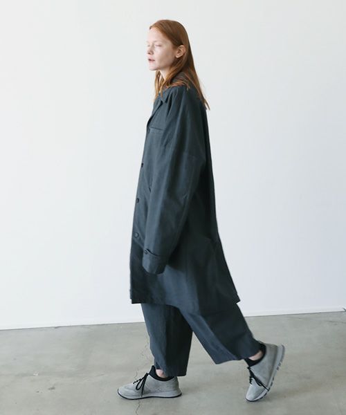 VU.ヴウ.dyed coat vu-a12-j11[GRAPHITE]