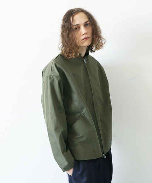 VU.ヴウ.stand collar bluson vu-a12-b13[OLIVE]:s_