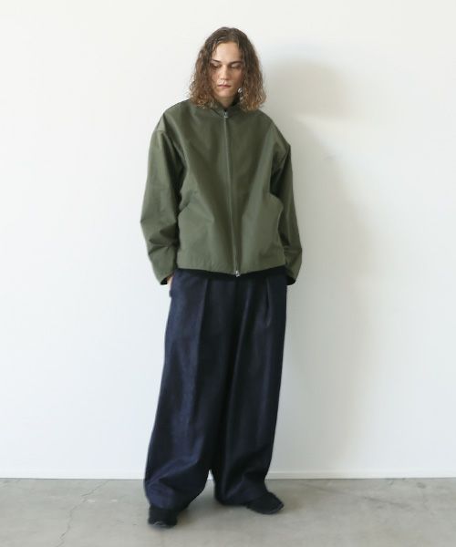 VU.ヴウ.stand collar bluson vu-a12-b13[OLIVE]:s_