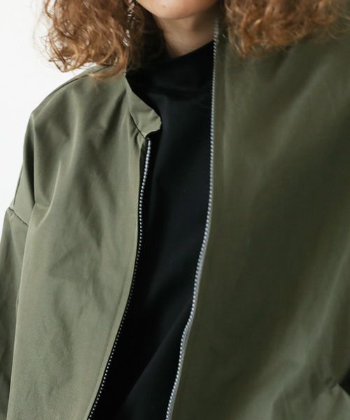 VU.ヴウ.stand collar bluson vu-a12-b13[OLIVE]:s_