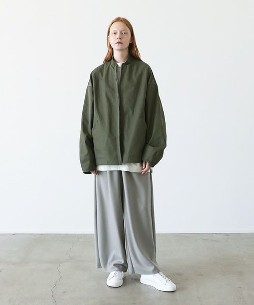 VU.ヴウ.stand collar bluson vu-a12-b13[OLIVE]:s_