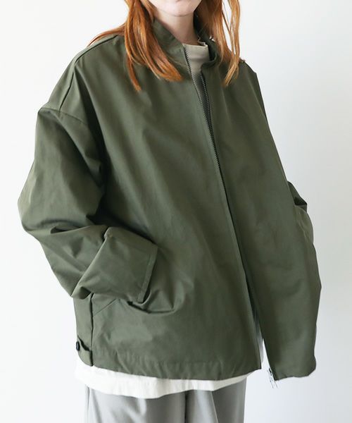 VU.ヴウ.stand collar bluson vu-a12-b13[OLIVE]:s_
