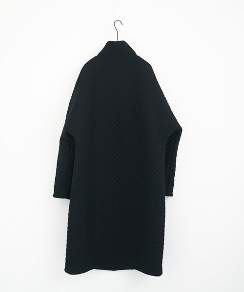 VU.ヴウ.Herringbone quilt coat vu-a12-c14[BLACK]