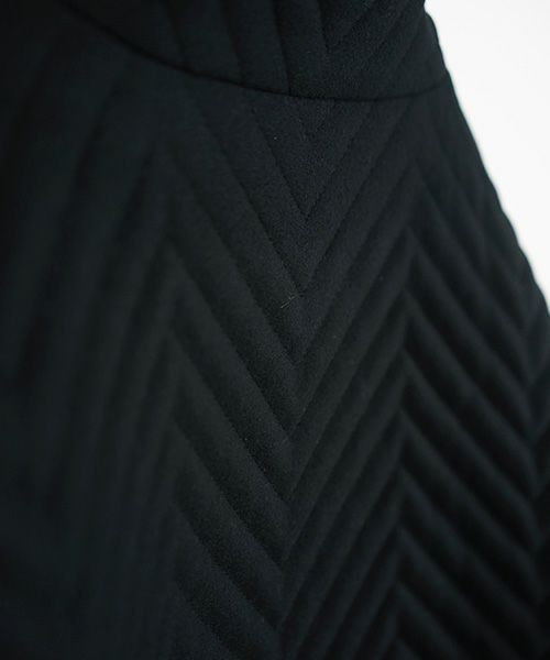 VU.ヴウ.Herringbone quilt coat vu-a12-c14[BLACK]