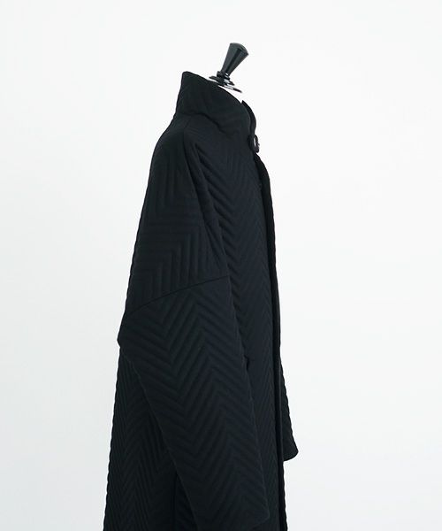 VU.ヴウ.Herringbone quilt coat vu-a12-c14[BLACK]