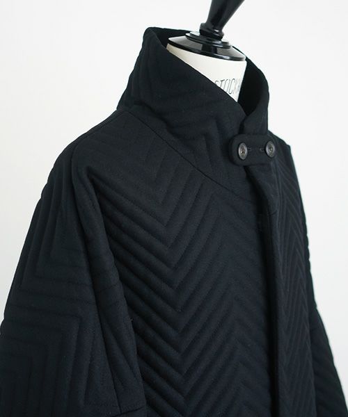VU.ヴウ.Herringbone quilt coat vu-a12-c14[BLACK]