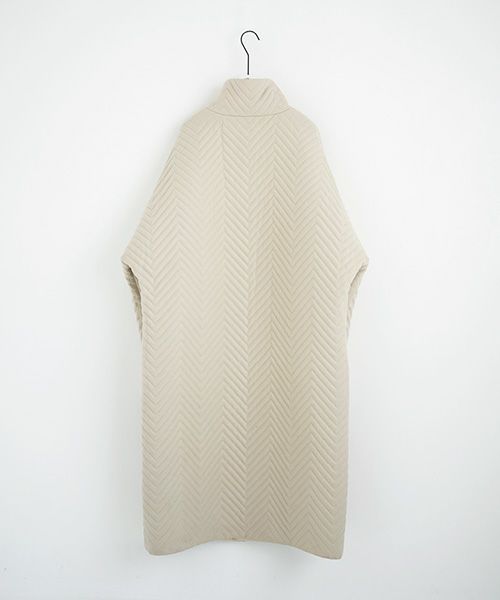 VU.ヴウ.Herringbone quilt coat vu-a12-c14[ICE GRAY]_