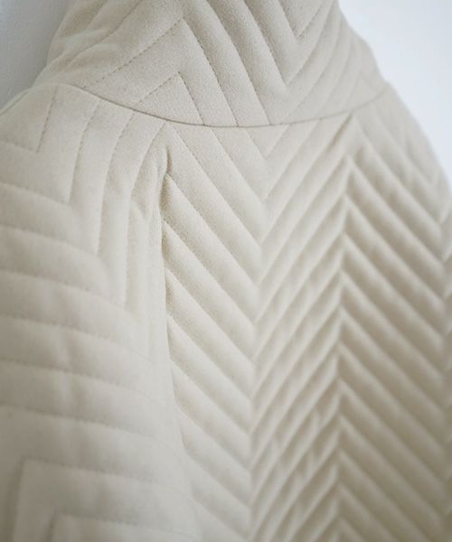 VU.ヴウ.Herringbone quilt coat vu-a12-c14[ICE GRAY]_