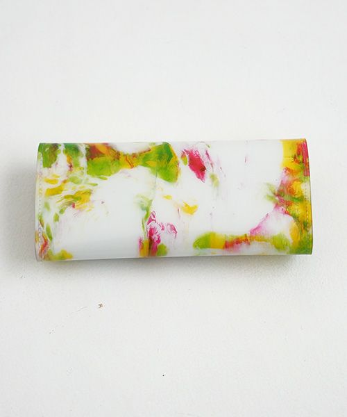 macromauro×Palm maison.マクロマウロ×パームメゾン. Palm maison original paint wallet  long yellow