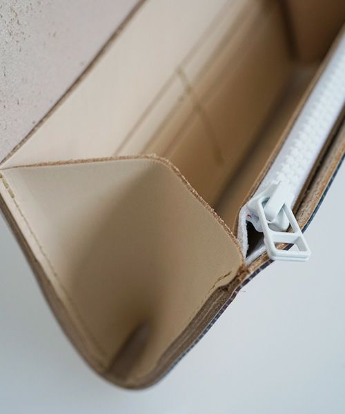 macromauro×Palm maison マクロマウロ paint wallet long yellow macromauro×Palm maison マクロマウロ paint wallet long yellow