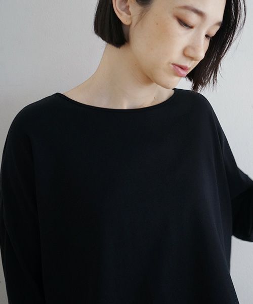 Mochi.モチ.suvin long sleeved t-shirt.[black]