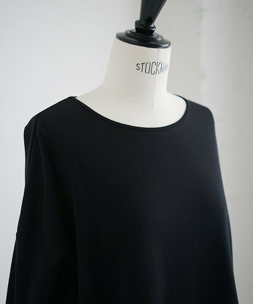 Mochi.モチ.suvin long sleeved t-shirt.[black]