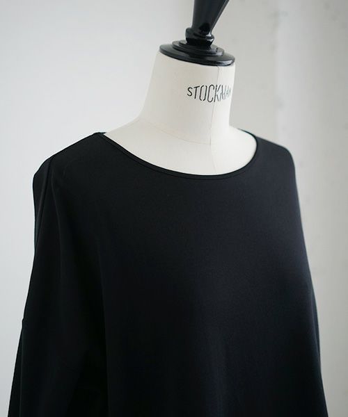 Mochi.モチ.suvin long sleeved t-shirt.[black]