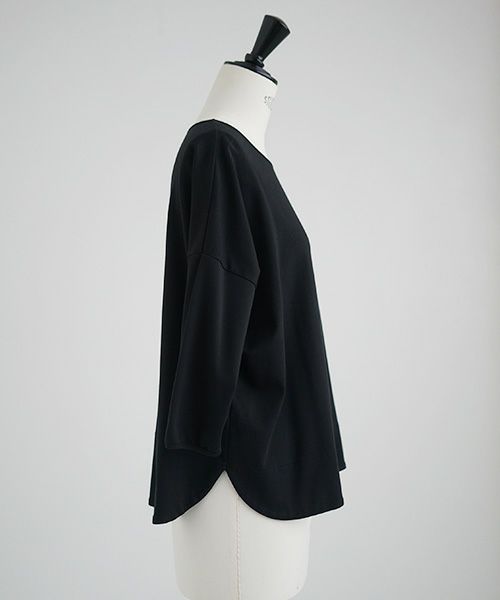 Mochi.モチ.suvin long sleeved t-shirt.[black]