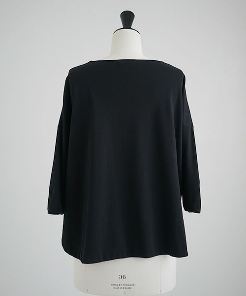 Mochi.モチ.suvin long sleeved t-shirt.[black]