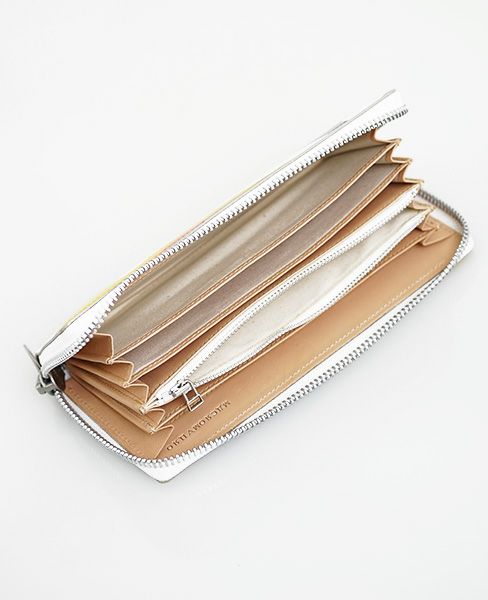 macromauro×Palm maison.マクロマウロ×パームメゾン. Palm maison original paint wallet M pink