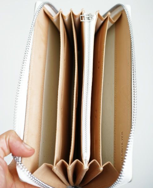 macromauro×Palm maison.マクロマウロ×パームメゾン. Palm maison original paint wallet M pink