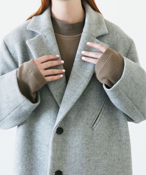 dauerbrenner.ダワーブレンナー.MANTEL CHESTER [01/D43C-01/grey]_