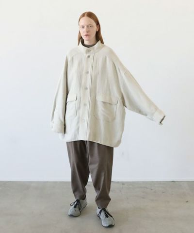 Edwina Hoerl  エドウィナホール.HBB STAND-UP COLLAR BLOUSON[02/EH43HBB-07/anissue of freedom]
