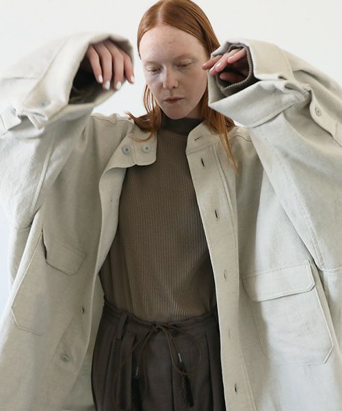 Edwina Hoerl  エドウィナホール.HBB STAND-UP COLLAR BLOUSON[02/EH43HBB-07/anissue of freedom]