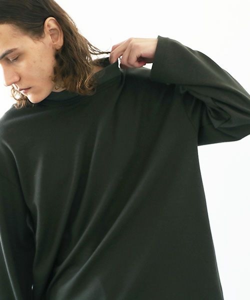 Edwina Hoerl  エドウィナホール.MOCK NECK SWEATER SARTRE [21A/EH43TS-01/d.khaki]_