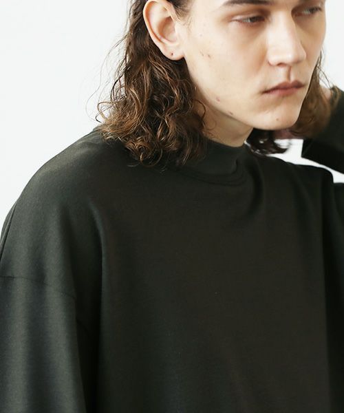 Edwina Hoerl  エドウィナホール.MOCK NECK SWEATER SARTRE [21A/EH43TS-01/d.khaki]_