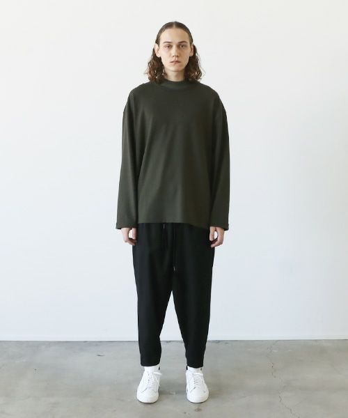 Edwina Hoerl  エドウィナホール.MOCK NECK SWEATER SARTRE [21A/EH43TS-01/d.khaki]_