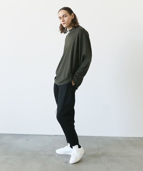 Edwina Hoerl  エドウィナホール.MOCK NECK SWEATER SARTRE [21A/EH43TS-01/d.khaki]_
